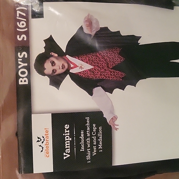 Boys "Vampire" Costume - Picture 2 of 5